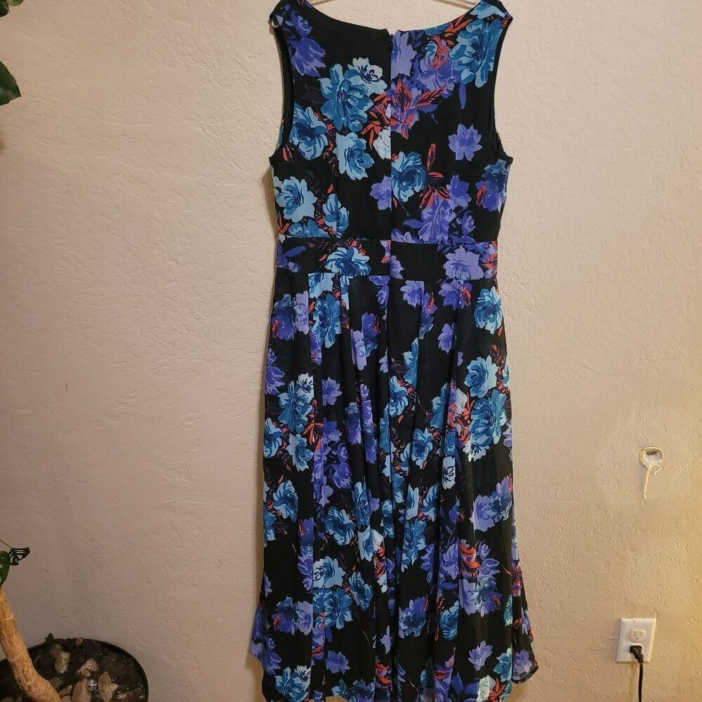 Jessica London Floral Sleeveless Maxi Dress size 12W - Picture 2 of 7